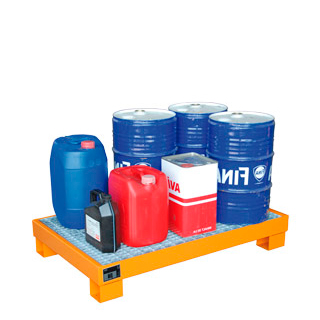 Seguridad y medio ambiente / Cubetos de retención / Para botellas y garrafas