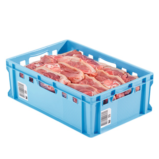 Almacenamiento / Cajas / Plásticas para alimentos / Industria cárnica