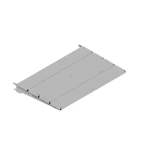 [041120] Estante metálico inclinable - Dim.: 625x428x30h mm - Gris ral 7035