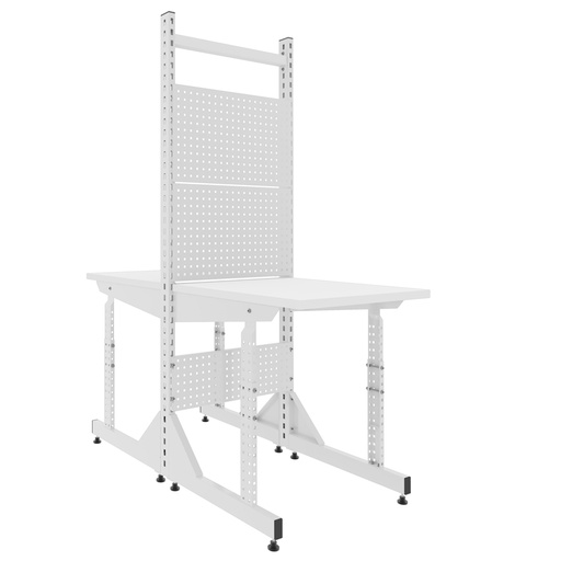[041470] Estación de trabajo serie Table One a dos caras (módulo inicial) - Dim.: 655x1460x1850h mm - Gris ral 7035