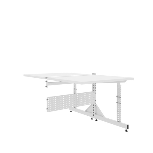 [041473] Estación de trabajo serie Table One a dos caras (módulo adicional) - Dim.: 1000x1460x760h mm - Gris ral 7035