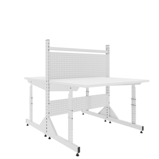 [041480] Estación de trabajo serie Table One a dos caras (módulo inicial) - Dim.: 1280x1460x1300h mm - Gris ral 7035