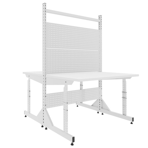 [041482] Estación de trabajo serie Table One a dos caras (módulo inicial) - Dim.: 1280x1460x1850h mm - Gris ral 7035
