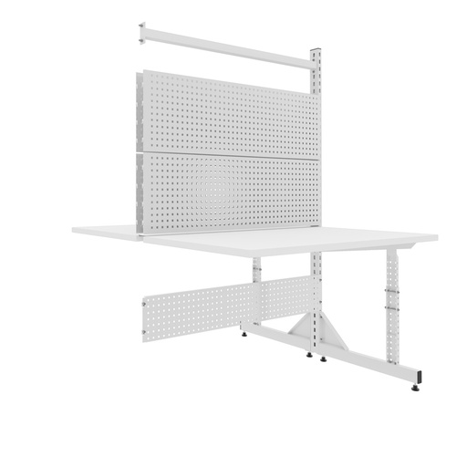 [041483] Estación de trabajo serie Table One a dos caras (módulo adicional) - Dim.: 1250x1460x1850h mm - Gris ral 7035