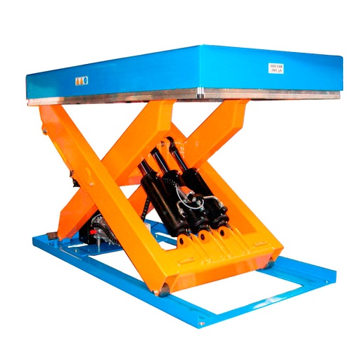 [041521] Mesa elevadora electrohidráulica de tijera simple - Carga: 5000 kg - Dim. plataforma: 1700x900 mm