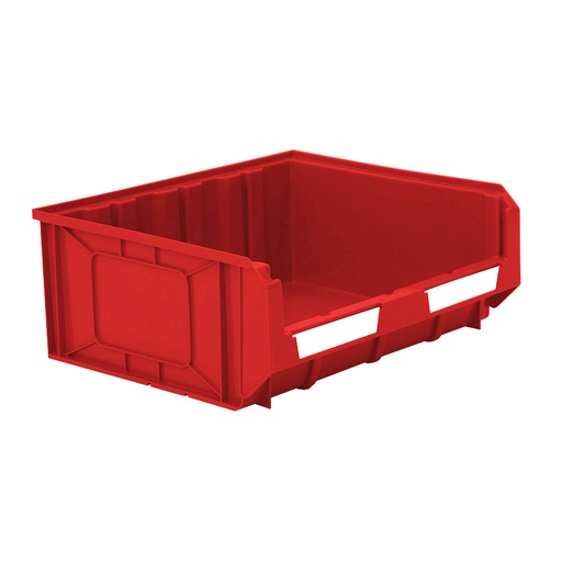 [041875] Caja plástica con apertura para almacenaje modelo Openbox K4/D - Dim.: 410x345x163h mm - Rojo
