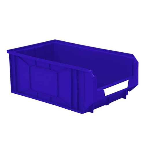 [041881] Caja plástica con apertura para almacenaje modelo Openbox K5 - Dim.: 298x485x189h mm - Azul