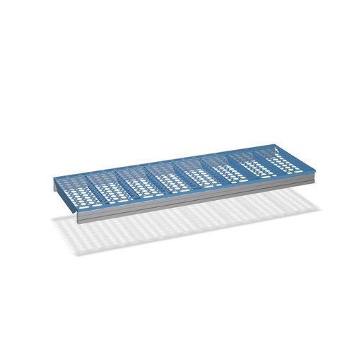 [041898] Estante de plástico para estantería de picking - Dim.: 1200x400x47h mm - azul