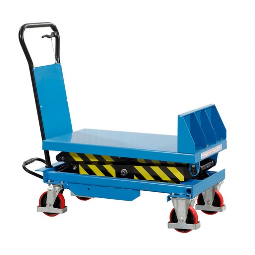 [042267] Mesa elevadora rodante manual con plataforma inclinable - Plataforma 748x500 mm - Carga 600 kgs