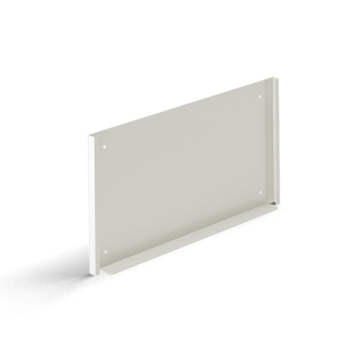 [042442] Soporte expositor metálico para fijar a pared para cajones Unibox (sin cajones) - Dim.: 600x28x300h mm - Gris ral 7035