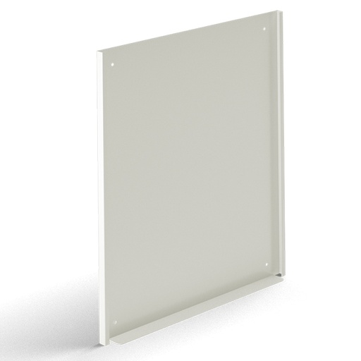 [042451] Soporte expositor metálico para fijar a pared para cajones Unibox (sin cajones) - Dim.: 600x28x650h mm - Gris ral 7035