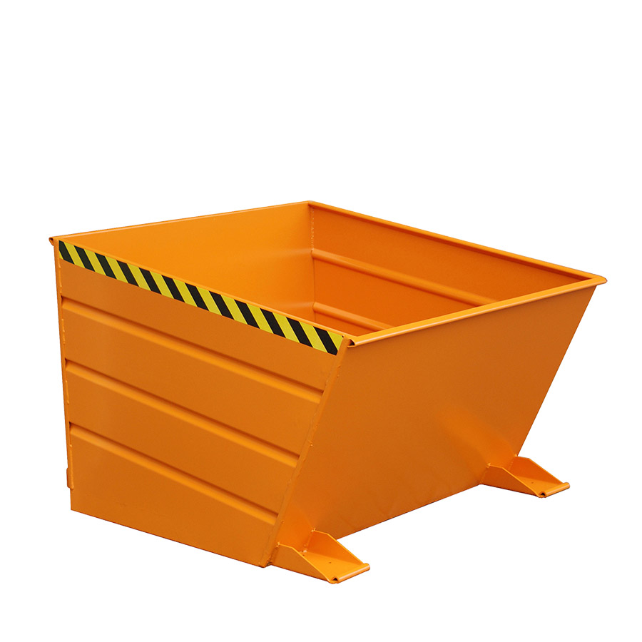 [042910] Contenedor autobasculante eco - Capacidad 1,0 m³ - Dim.: 1440x1200x890 mm - naranja ral 2000