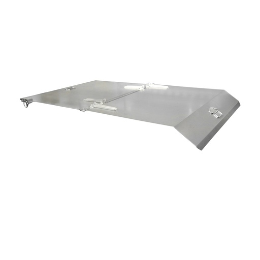 [042936] Tapa abatible articulada para contenedor de 0,75 m³ - acero galvanizado
