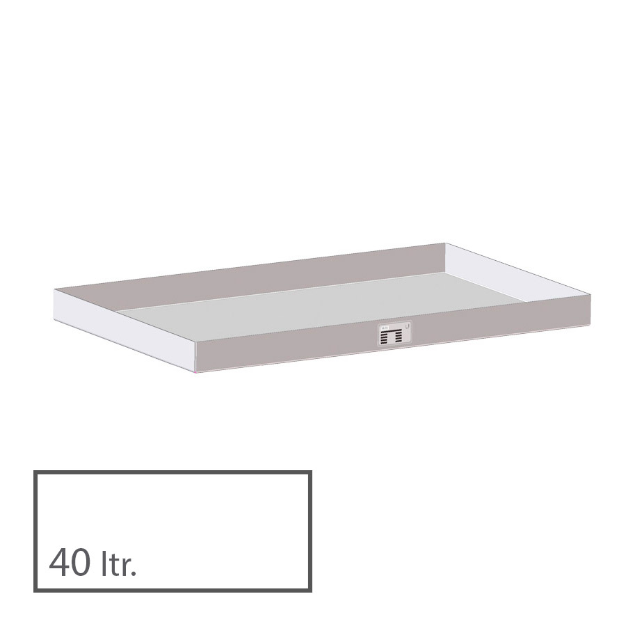 [043304] Cubeta colectora 40 l - Dim.: 1390x600x60h mm - acero inoxidable