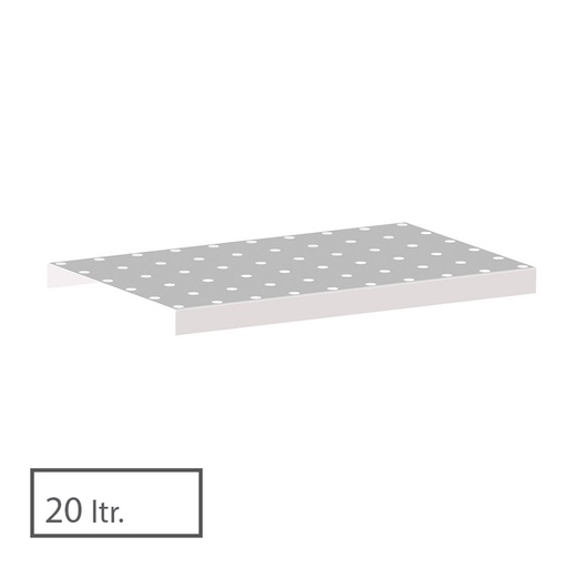 [043307] Rejilla para cubeta de dim.: 940x370x60h mm - acero inoxidable