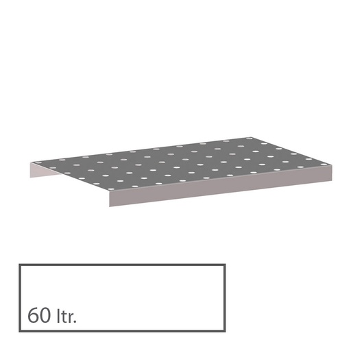 [043313] Rejilla para cubeta de dim.: 1850x600x60h mm - acero galvanizado