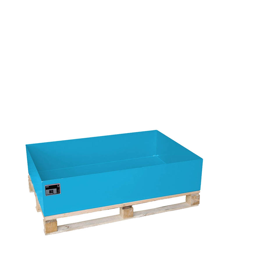 [043336] Cubeto de retención sin rejilla - Dim.: 1200x800x260h mm - Acero pintado