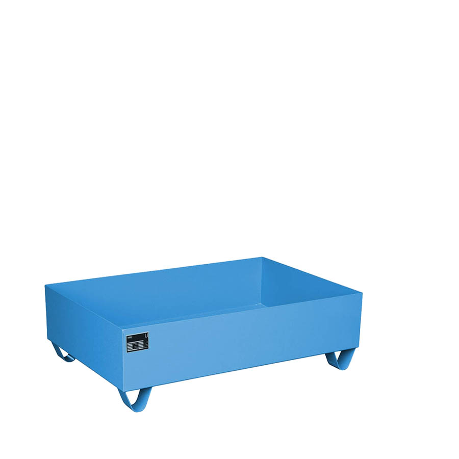 [043340] Cubeto de retención sin rejilla - Dim.: 1200x800x360h mm - Acero pintado