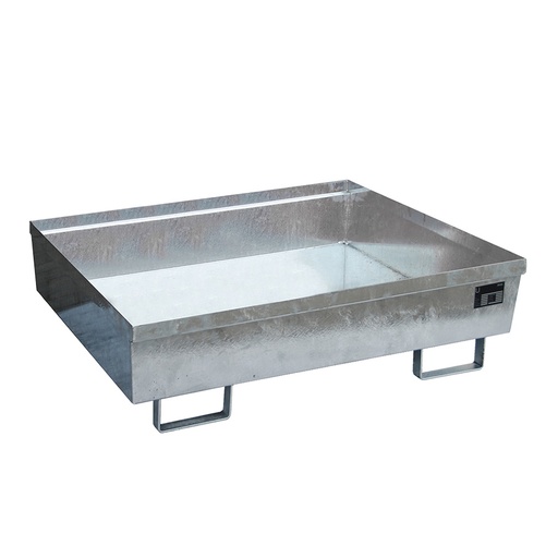 [043483] Cubeta colectora metálica de 246 litros de capacidad - Dim.: 1200x800x415h mm - Acero galvanizado