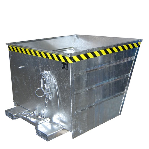 [043531] Contenedor autobasculante eco - Capacidad 1,10 m³ - Dim.: 1440x1200x890 mm - acero galvanizado