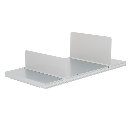 [043724] Divisores verticales móviles para estante de estantería industrial - Dim.: 4x300x250h mm - Gris ral 7035