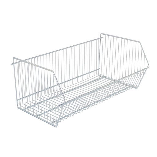 [043787] Estante tipo cesta de malla para estantería industrial - Dim.: 1000x500x240h mm - Carga 35 kg - Galvanizado