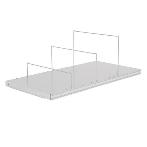 [043809] Pack de 10 unidades de varilla separadora para estante de estantería industrial - Dim.: 4x800x200h mm - Galvanizado