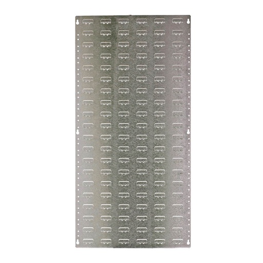 [043915] Pared lateral ranurada para cajas de estantería industrial - Dim.: 300x18x1000h mm - Galvanizado