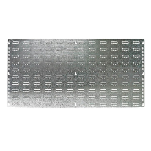 [043941] Pared trasera ranurada para cajas de estantería industrial - Dim.: 1000x18x500h mm - Galvanizado