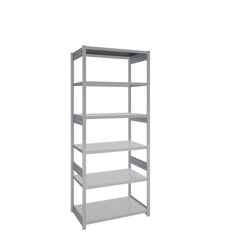 [044111] Estantería industrial para almacén con 6 estantes de carga 100 kg - Dim.: 1058x624x2500h mm - Galvanizado