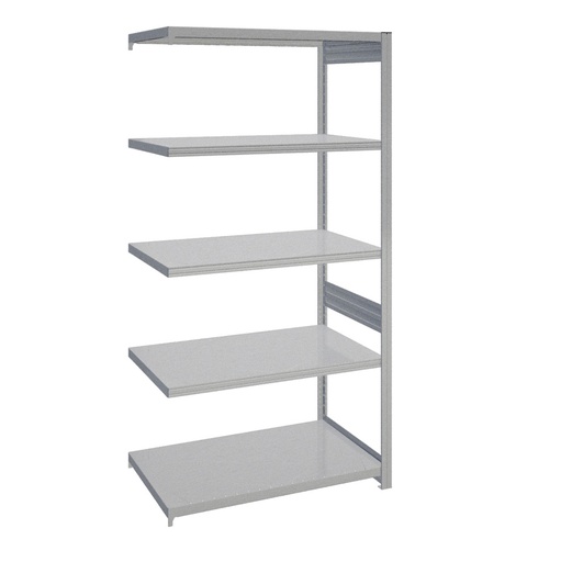 [044152] Módulo adicional de estantería industrial con 5 estantes de carga 200 kg - Dim.: 1008x624x2000h mm - Galvanizado