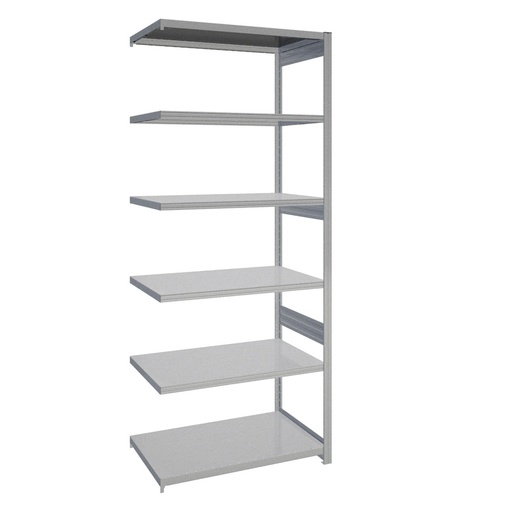 [044162] Módulo adicional de estantería industrial con 6 estantes de carga 200 kg - Dim.: 1008x624x2500h mm - Galvanizado