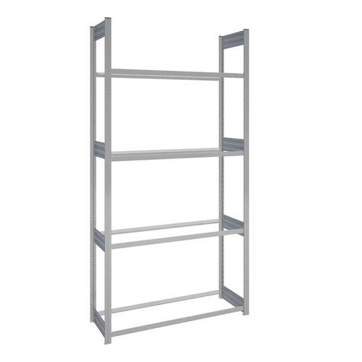 [044234] Estantería para neumáticos con 4 estantes - Dim.: 1358x524x2500h mm - Galvanizado