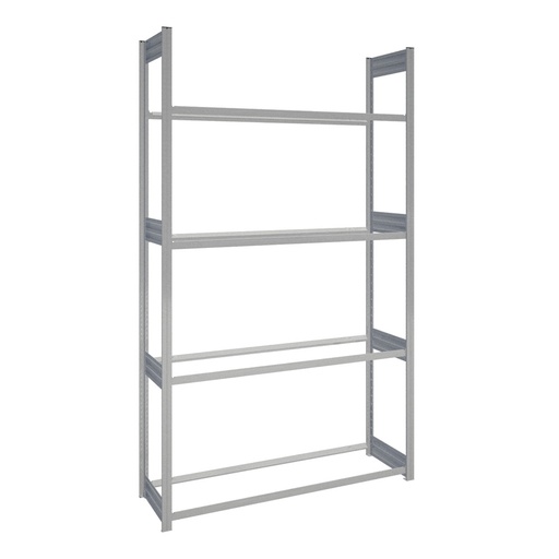 [044240] Estantería para neumáticos con 4 estantes - Dim.: 1558x524x2500h mm - Galvanizado