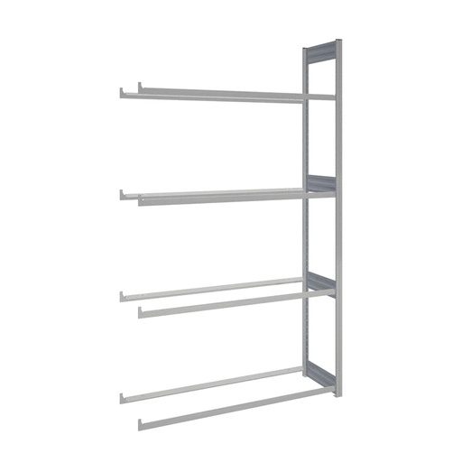 [044241] Módulo adicional de estantería para neumáticos con 4 estantes - Dim.: 1508x524x2500h mm - Galvanizado