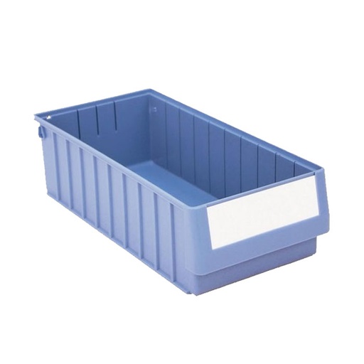 [044290] Caja plástica para el almacenamiento en estantería serie Regalbox RK - Dim.: 500x234x140h mm - azul