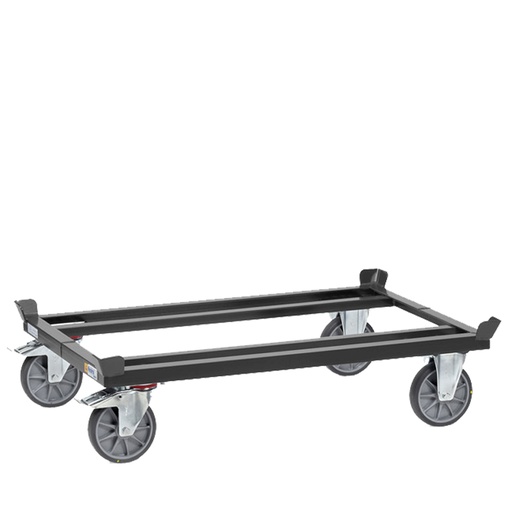 [044826] Base rodante para palet con protección ESD - Dim. palet 1200 x 800 mm - Azul Ral 7015