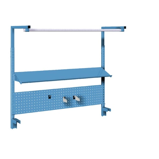 [044894] Panel vertical para banco de trabajo - Dim.: 1250x1239h mm - Azul ral 5012