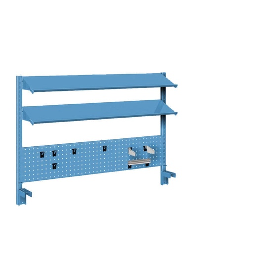 [044896] Panel vertical para banco de trabajo - Dim.: 1250x935h mm - Azul ral 5012