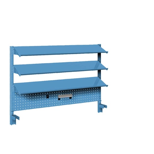 [044898] Panel vertical para banco de trabajo - Dim.: 1250x935h mm - Azul ral 5012