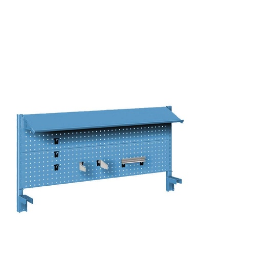 [044904] Panel vertical para banco de trabajo - Dim.: 1500x631h mm - Azul ral 5012