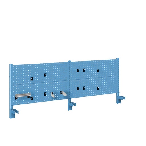 [044930] Panel vertical para banco de trabajo - Dim.: 2000x631h mm - Azul ral 5012