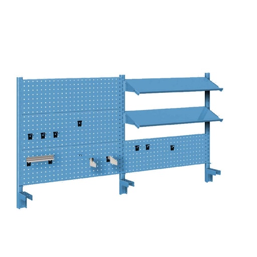 [044946] Panel vertical para banco de trabajo - Dim.: 3000x935h mm - Azul ral 5012