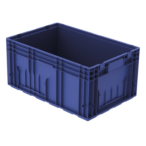 [045401] Caja plástica Eurobox para el sector automoción serie KLT-R de fondo reforzado - Dim.: 600x400x280h mm - Azul oscuro