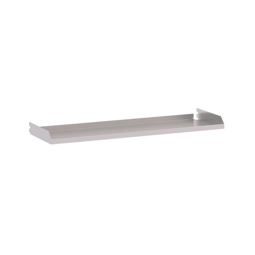 [045493] Bandeja fija regulable en altura para carro porta cajas - Dim.: 974x315x61h mm - Acero cincado