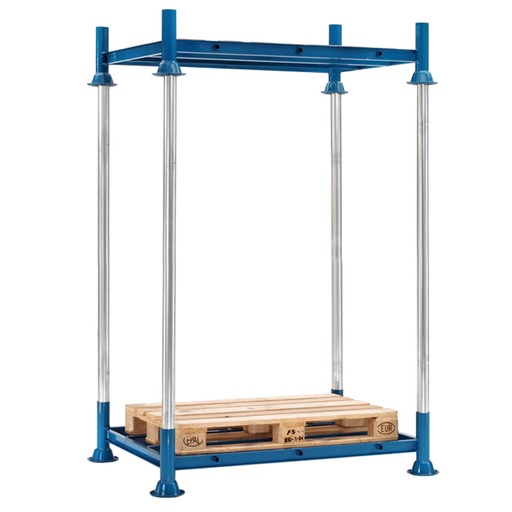[045642] Estantería de gran carga desmontable - Dim.: 1550x1185x2430h mm - Azul ral 5019