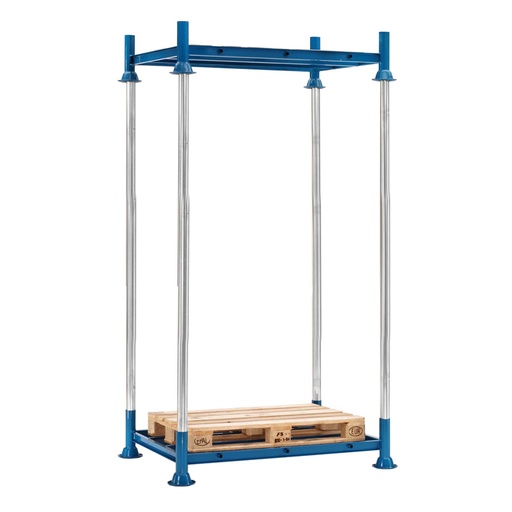 [045645] Estantería de gran carga desmontable - Dim.: 1550x1185x2930h mm - Azul ral 5019