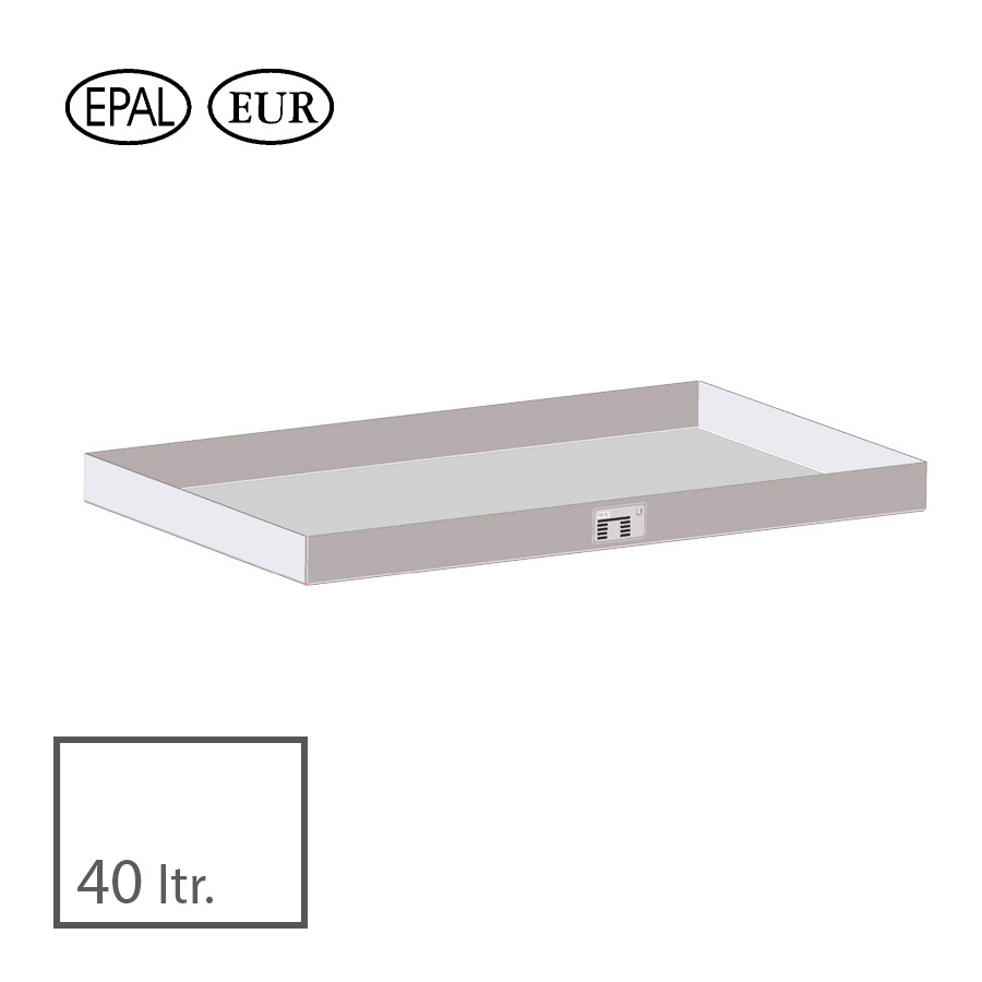 [045662] Cubeta colectora norma Europa 40 l - Dim.: 800x600x120h mm - acero inoxidable