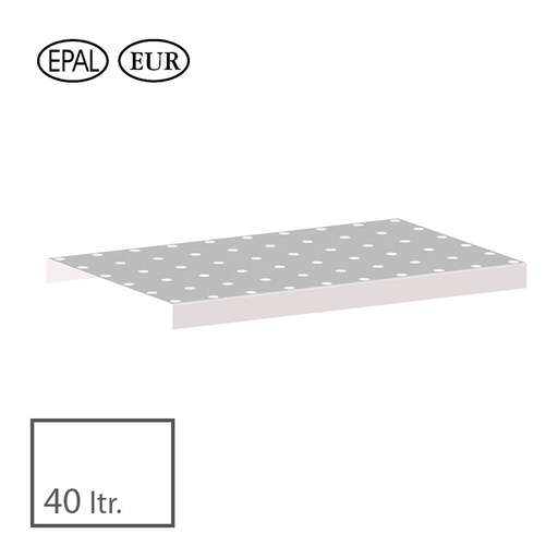 [045670] Rejilla para cubeta norma Europa 40 l - Dim.: 800x600x120h mm - acero inoxidable