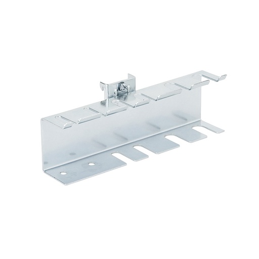 [045874] Soporte metálico porta herramientas para panel perforado - Dim.: Ø8x200 mm - Acero cincado